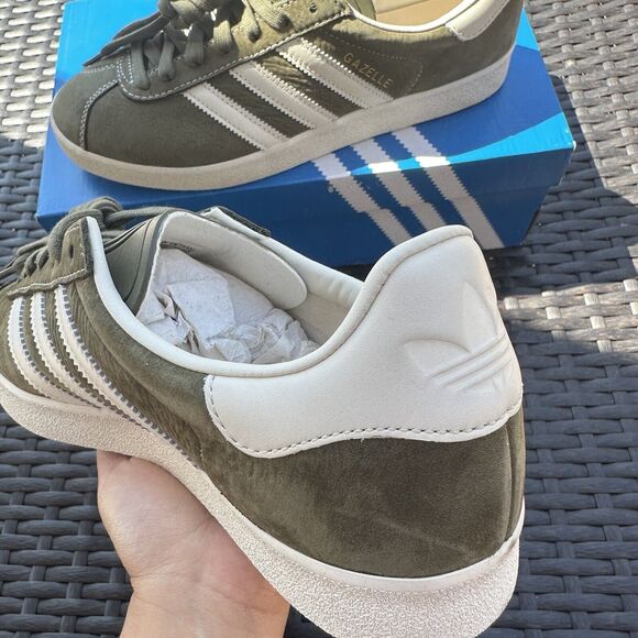 adidas gazelle silver green womens Adidas Originals Gazelle 85 Olive  Fresh Rags FL